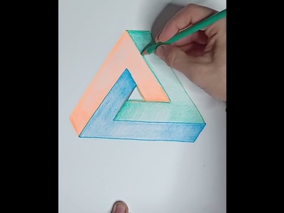 Cómo Dibujar un triángulo imposible