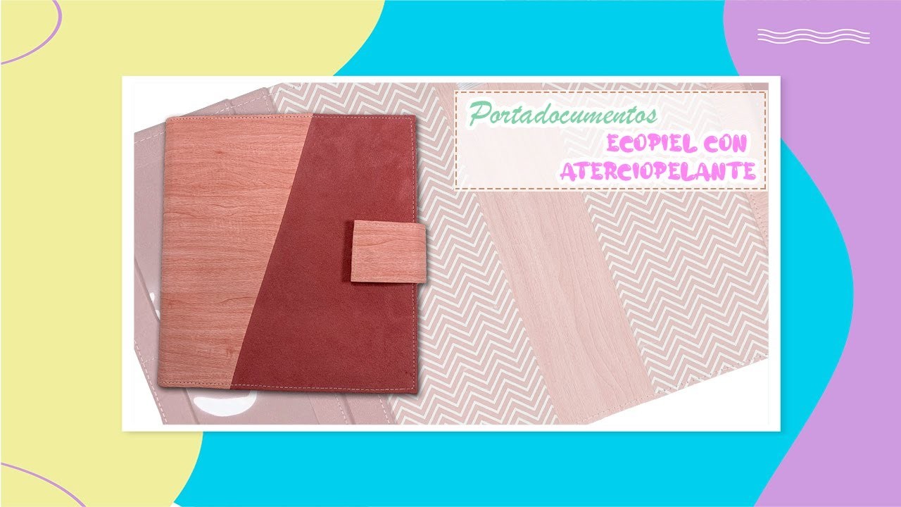 Tutorial Porta documentos Lección 2. Scrapbook - - Cómo hacer una carpeta fácilmente. 