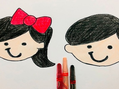 Como dibujar caras paso a paso para niños