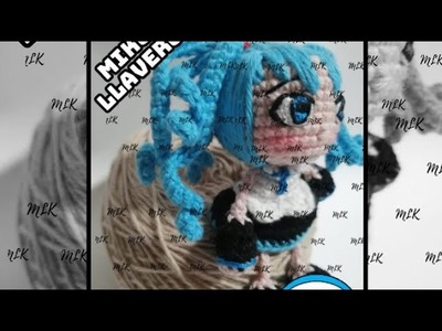 Muñeca Llavero "Miku"