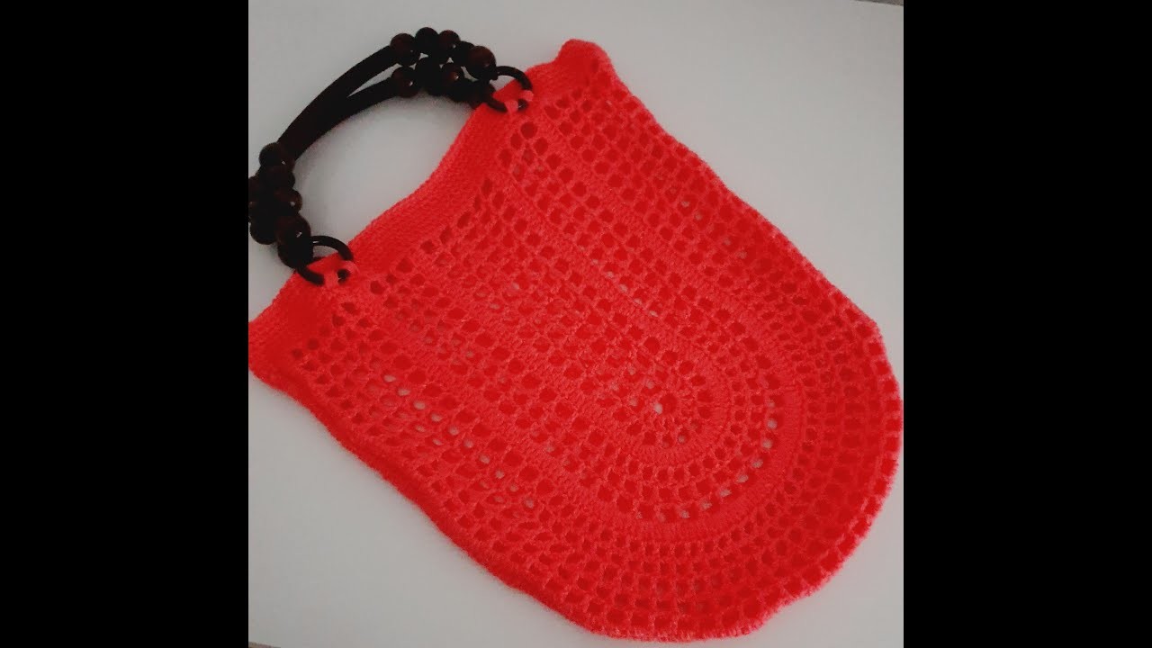 BOLSO a Crochet, muy práctico y muy fácil de tejer#Paso a paso