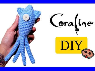 ????✅ Como hacer el Calamar de Coraline | Tutorial Crochet paso a paso en Español - Fácil