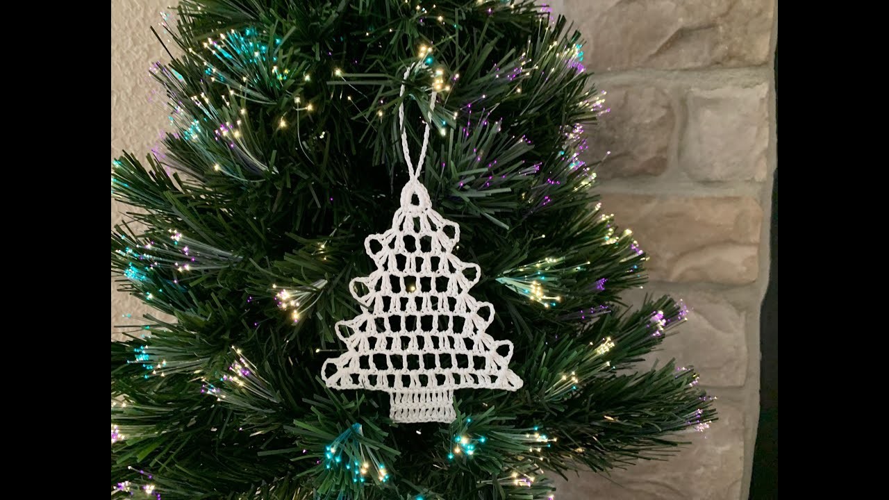Cómo tejer un árbolito de Navidad a crochet #1