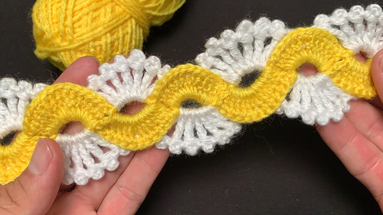 Hermoso punto de encaje tejido a crochet paso a paso ideal para blusas