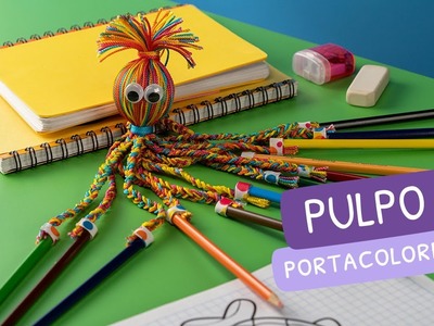 Pulpo portacolores