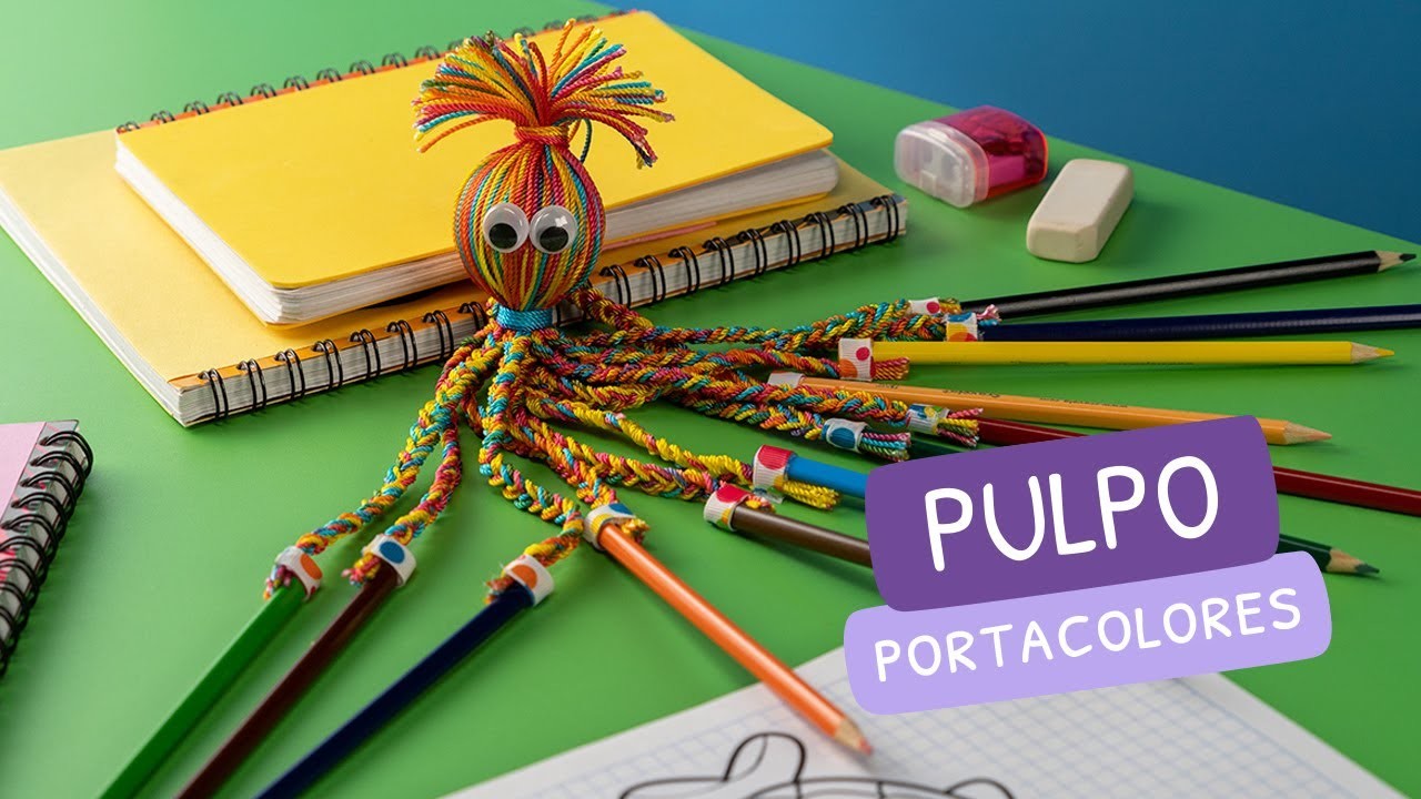 Pulpo portacolores
