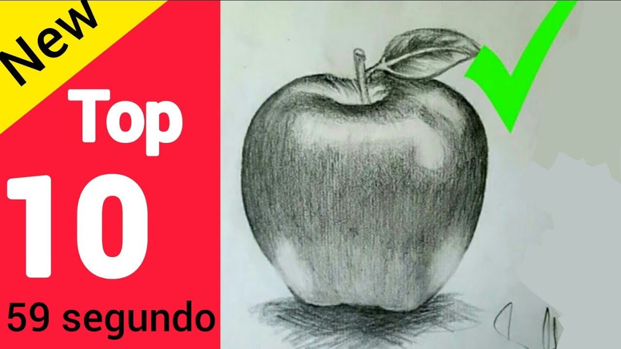 Cómo dibujar manzana (EASY)