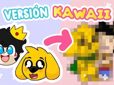 Como dibujar TROLLINO Y MIKECRACK KAWAII paso a paso - Como hacer DIBUJOS KAWAII faciles