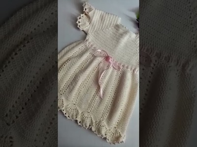 VESTIDO A CROCHET NIÑA 3 AÑOS