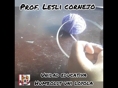 Tejido en palillos punto llano y punto al derecha al revés.