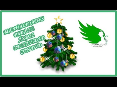 MANUALIDADES PARA EL ÁRBOL DE NAVIDAD CON DVD