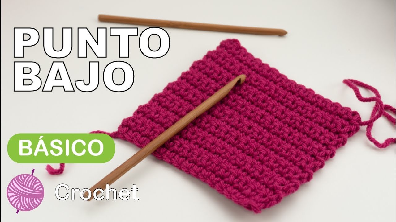 Como Tejer Crochet Punto Bajo