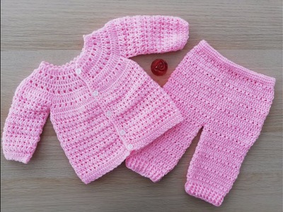Como hacer en crochet o ganchillo un pantalón para bebés o niñas