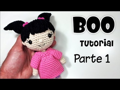 BOO amigurumi tutorial Parte 1 Monstruos S.A Crochet.ganchillo paso a paso en español