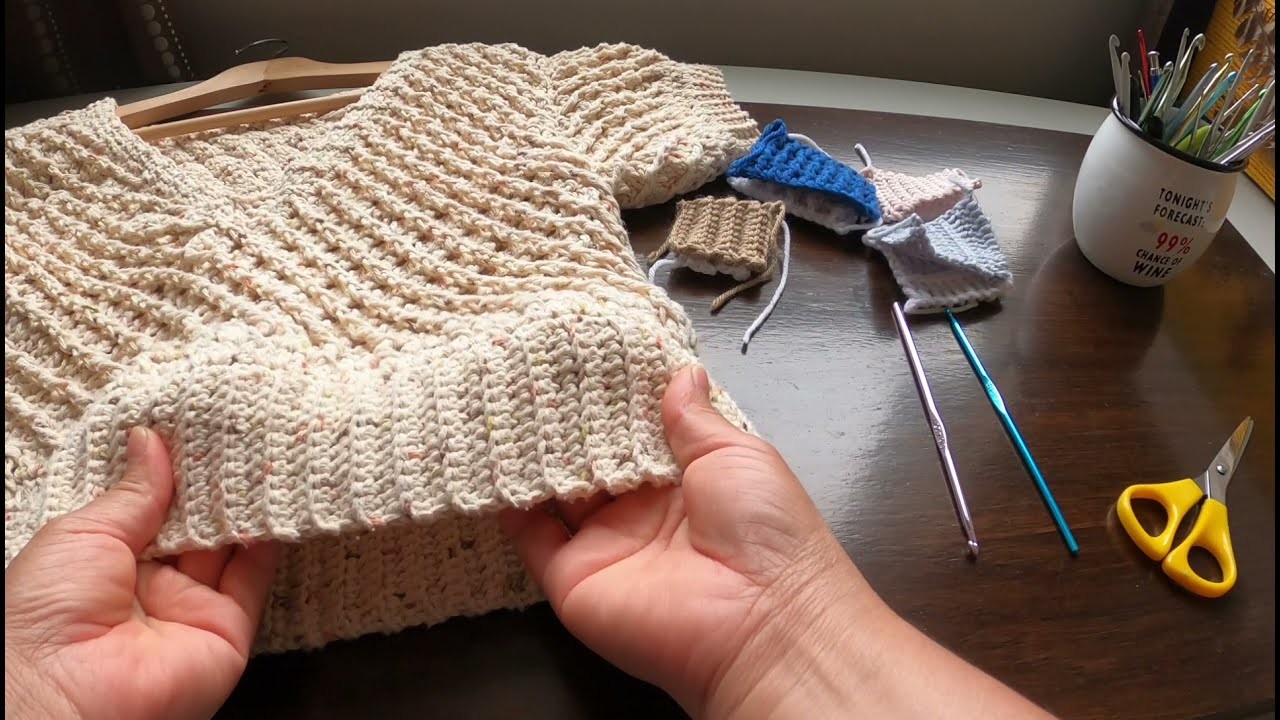 Cuatro puntadas de crochet para gorros y blusas. Crochet ribbing