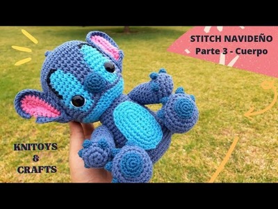 Stitch amigurumi a crochet - Parte 3 Cómo tejer el cuerpo