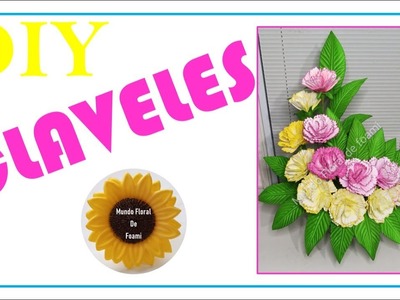 CLAVELES #moldesdealuminio, #flores, #rosas, #manualidades, #viral