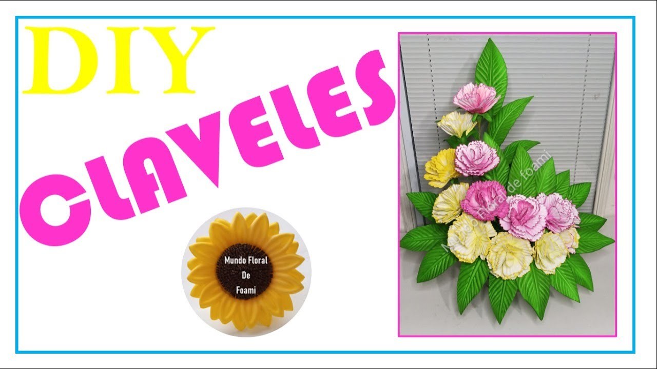 CLAVELES #moldesdealuminio, #flores, #rosas, #manualidades, #viral