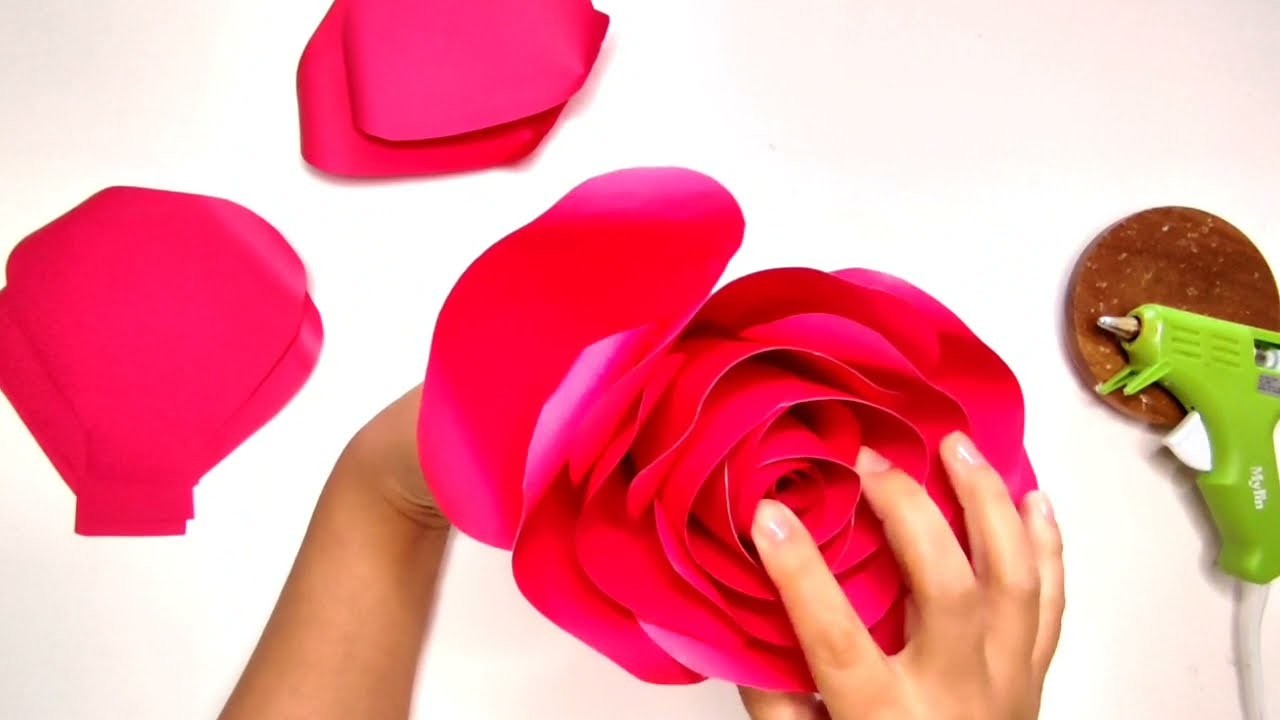 ???? DIY - Curso Decoración con Flores de Papel. Paper Flower. Paper Craft ????????