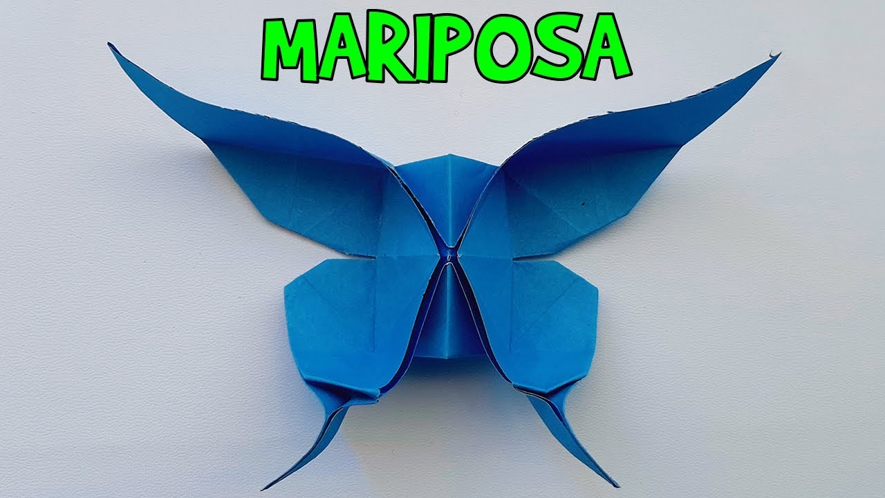 ????como hacer una mariposa de papel origami y papiroflexia fácil | mi denali