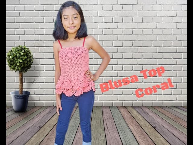 Blusa Top Coral