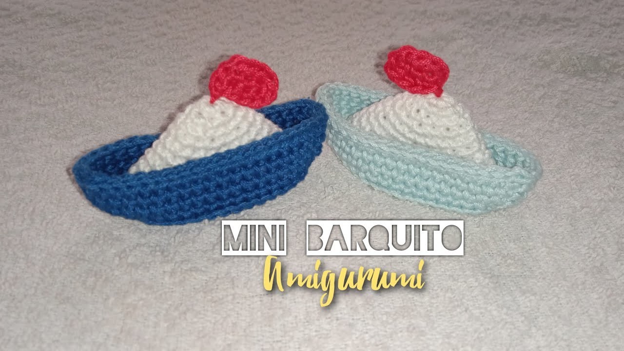 BARCO tejido a crochet | Mini Amigurumi