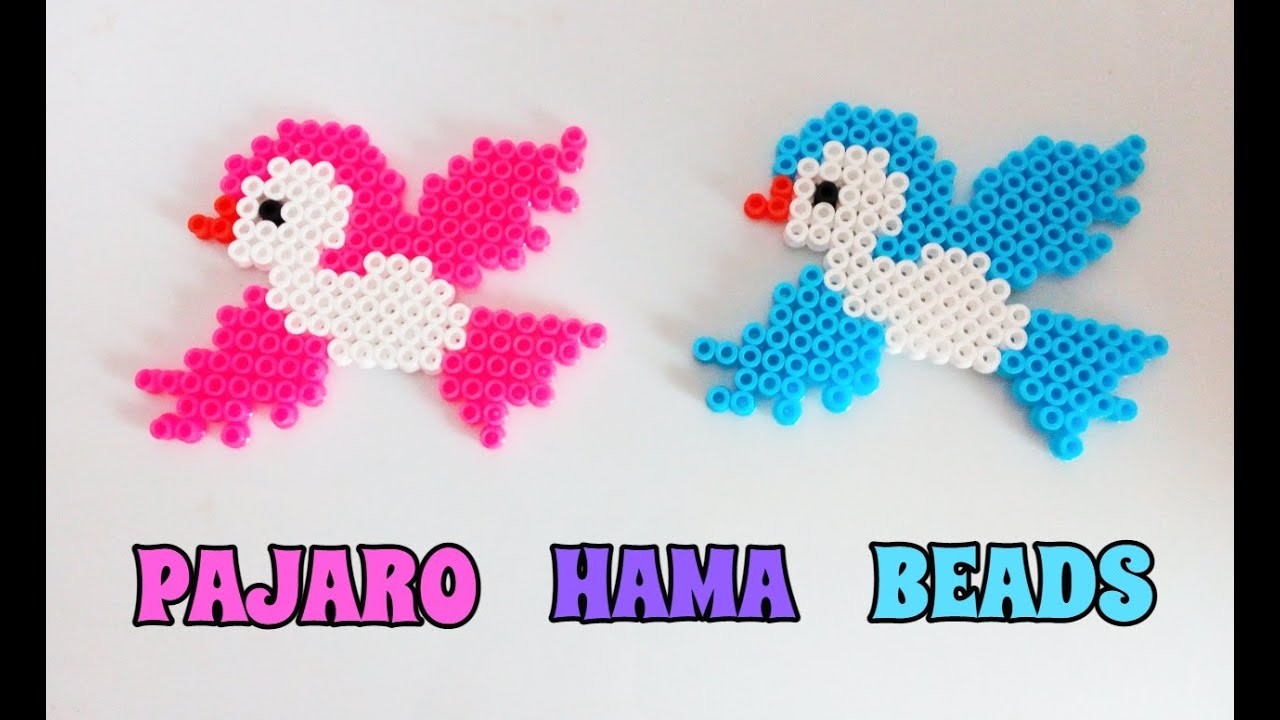 PÁJARO HAMA BEADS paso a paso para principiantes