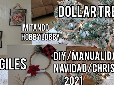 Como hacer Diy's.manualidades de Navidad.Christmas 2021 faciles y economicos. Dollar tree store.