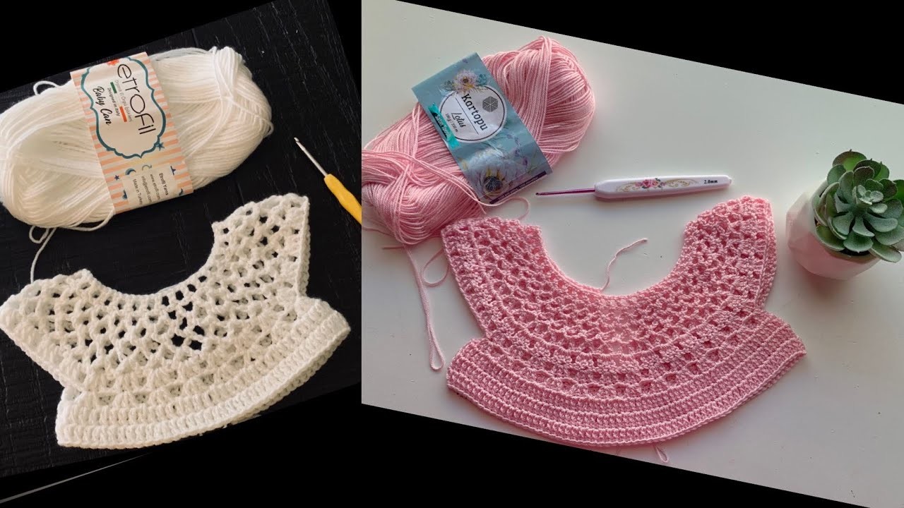 Canesu tejido a crochet para bebe 3 a 6 meses - Utilizando Hilo delgado