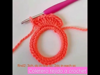 Coletero para niñas, bebés tejidos a crochet