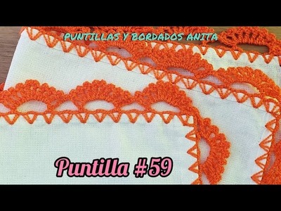 PUNTILLA #59 - DE VUELTA Y VUELTA ???????? #puntillasanita #crochet #tejidos #stitching #easycrochet