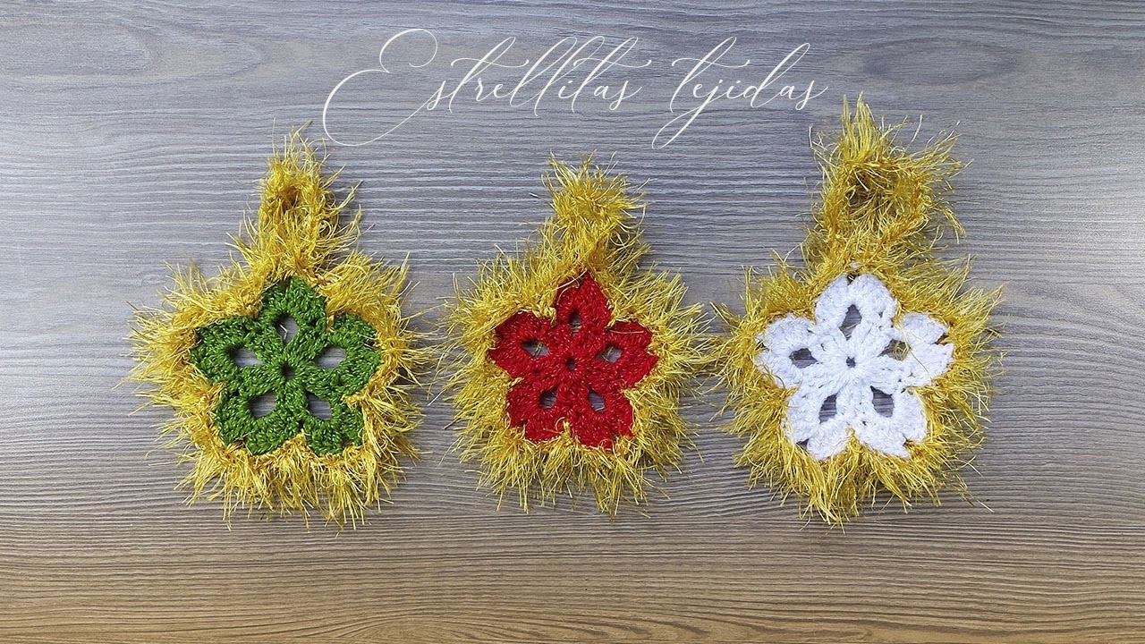 Estrellita | Adorno navideño | Tejidos a CROCHET