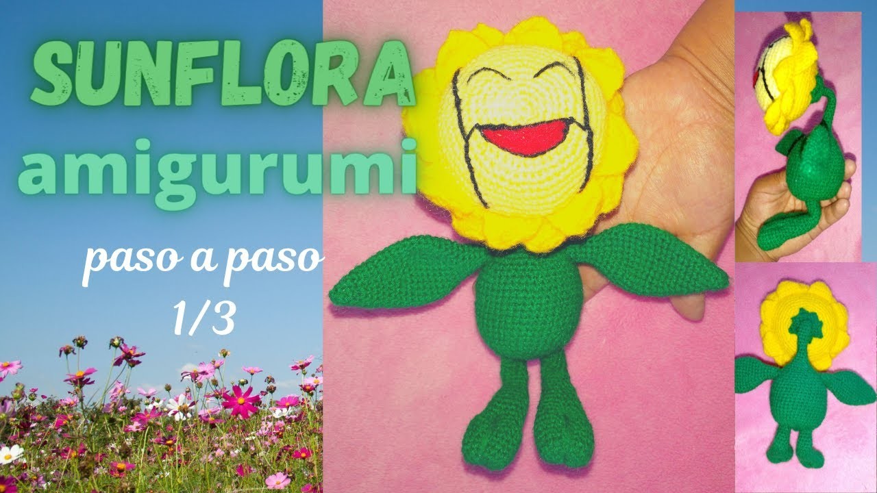 SUNFLORA amigurumi paso a paso 1.3