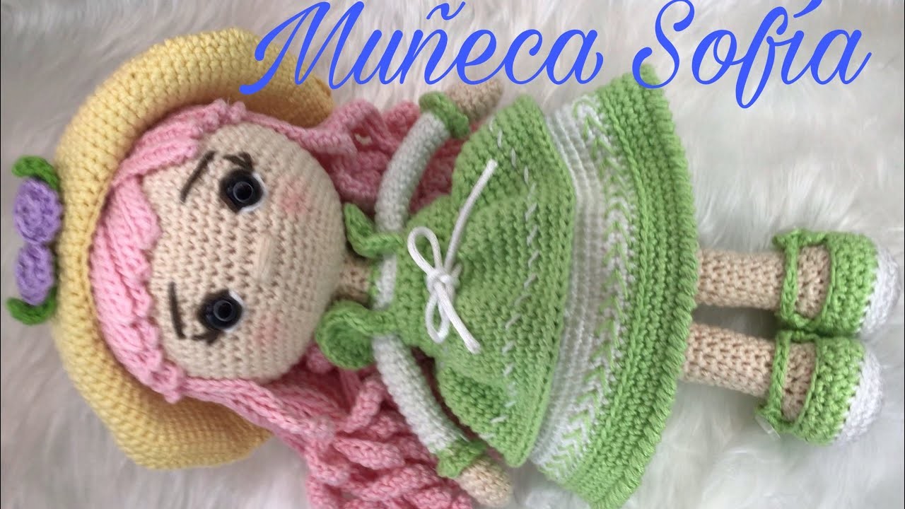 TUTORIAL | Muñeca Sofía Amigurumi | Parte 3 (SUBS????????????????????????) #amigurumi #crochet #muñeca