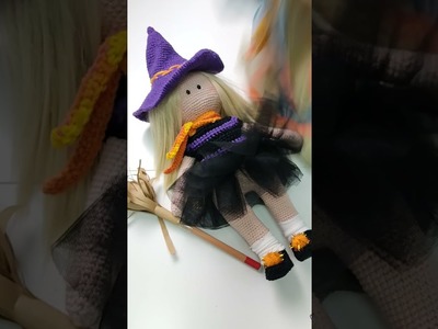 #Amigurumi #bruja #halloween #crochet