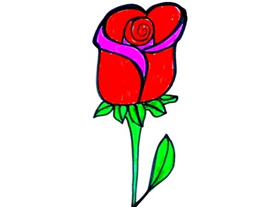 Como Dibujar Una Rosa