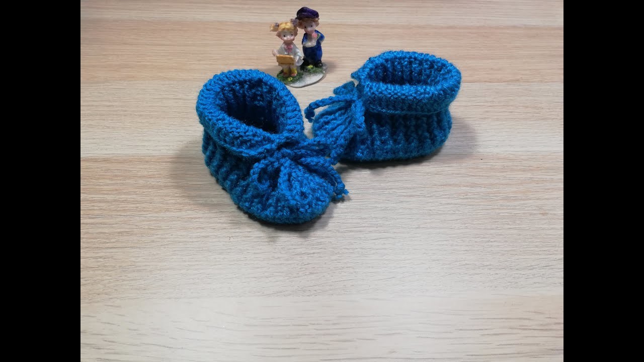Como hacer unos botines para bebés en crochet o ganchillo