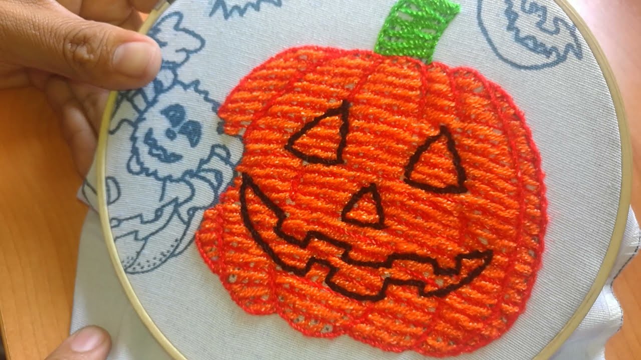 Puntada Fantasía 039 | Bordar Calabaza