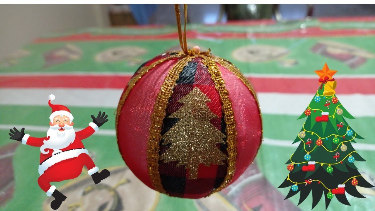 Como hacer esferas en casa | adornos navideños | ideas para navidad
