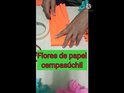 Como hacer flores de papel cempasúchil para altar de muertos