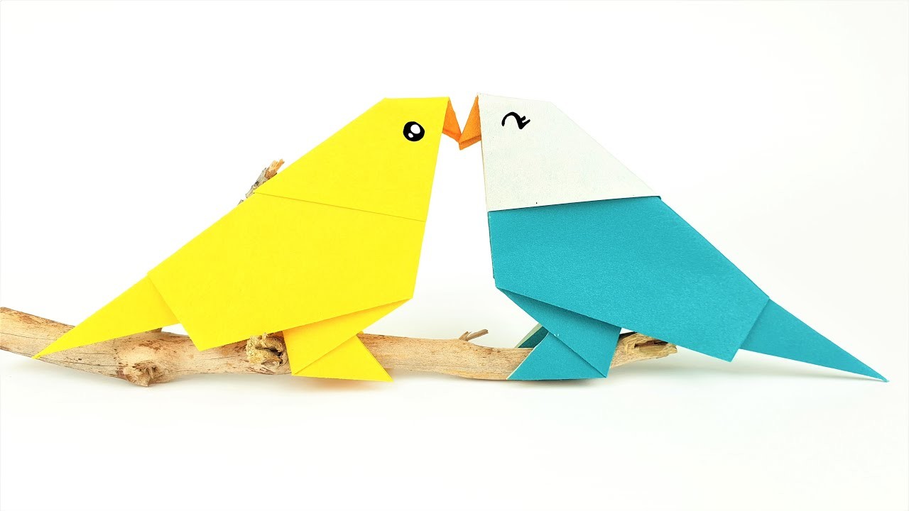 ???? Cómo hacer un pájaro de papel con origami ¡Fácil!