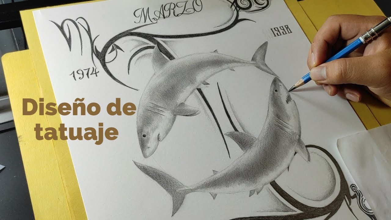Como Dibujar un Tiburón a Lápiz | How to Draw a Shark | Dibujos a Lápiz