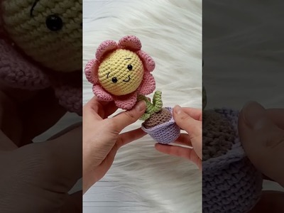 ????Amigurumi Flor en Maceta | Crochet | Crochet Fácil | Curso de Amigurumis | Amigurumis Paso a Paso????