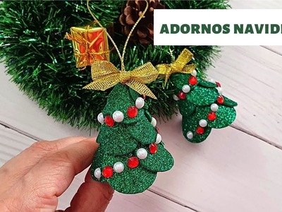 Cómo hacer una decoración navideña | Árbol de Navidad de espuma brillante