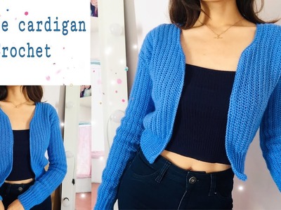 Cardigan fácil tejido a crochet - Angie Ibarra