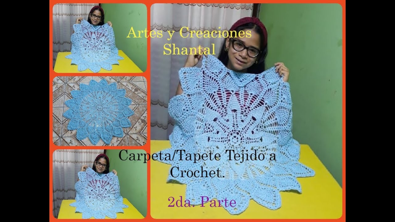 Carpeta Tejida a Crochet - 2da parte