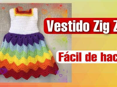 TUTORIAL | Vestido zigzag crochet Paso a paso (SUBS????????????????????????) #vestidoacrochet #vestido