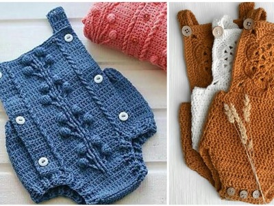 La mayoría de los patrones de mamelucos de crochet para bebés más usados ​​y de moda