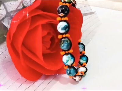 Pulsera con Perlas Moteadas