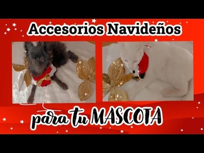 4 ideas para hacer la ropa o bufandas navideñas a tu mascota. Art Mons